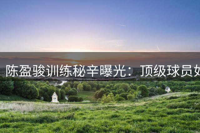 陈盈骏训练秘辛曝光：顶级球员如何看待失误与成长？